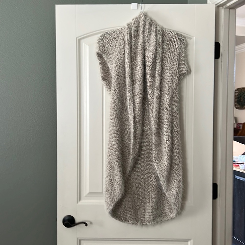 Long Fuzzy Vest